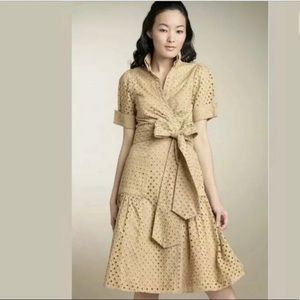 - Diane Von Furstenburg Eyelet Wrap Dress